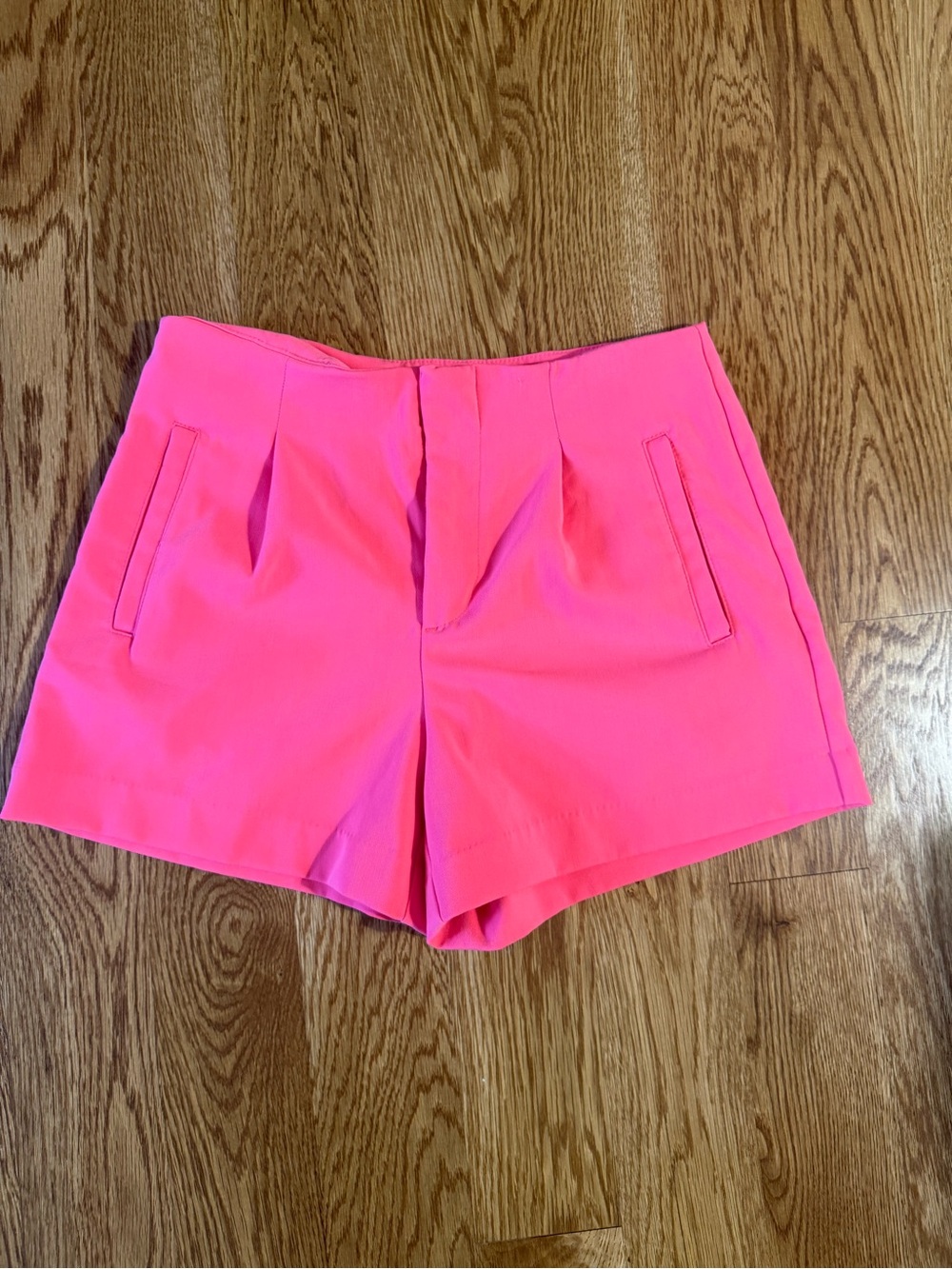 a new day Neon Pink High-Waist Tailored Shorts